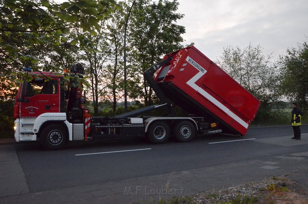 Grossfeuer Poco Lager Koeln Porz Gremberghoven Hansestr P343.JPG - Miklos Laubert